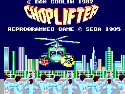 Choplifter (Japan) (Proto) Title Screen